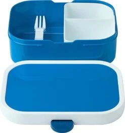 Mepal – Lunchset Campus (pu + Lb) – Pop-up Drinkfles En Broodtrommel Voor Kinderen – Blauw – Bento Box – Lekvrij -Mepal 1133x1200
