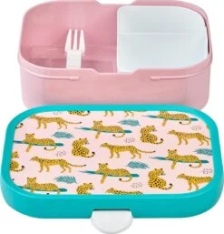 Mepal – Lunchset Campus (sb + Lb) – Schoolbeker En Broodtrommel Voor Kinderen – Leopard – Bento Box - Lekvrij -Mepal 1154x1200