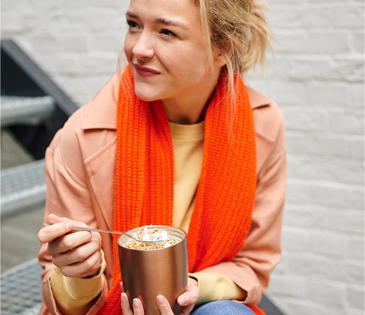 Mepal – Isoleer Lunchpot Ellipse – Houdt Je Eten 6-8 Uur Warm En 12 Uur Koud – Titanium – 2 Compartimenten – Soep Beker To Go – Yoghurt Beker Muesli - Thermos Lunchbox 4 Mepal – Isoleer Lunchpot Ellipse – Houdt Je Eten 6-8 Uur Warm En 12 Uur Koud – Titanium – 2 Compartimenten – Soep Beker To Go – Yoghurt Beker Muesli - Thermos Lunchbox - Afbeelding 2