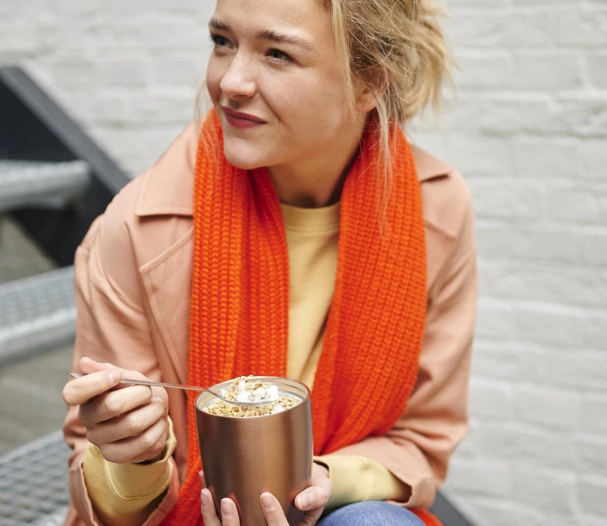 Mepal – Isoleer Lunchpot Ellipse – Houdt Je Eten 6-8 Uur Warm En 12 Uur Koud – Rose Gold – 2 Compartimenten – Soep Beker To Go – Yoghurt Beker Muesli - Thermos Lunchbox 6 Mepal – Isoleer Lunchpot Ellipse – Houdt Je Eten 6-8 Uur Warm En 12 Uur Koud – Rose Gold – 2 Compartimenten – Soep Beker To Go – Yoghurt Beker Muesli - Thermos Lunchbox - Afbeelding 4