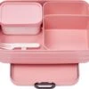 Mepal – Bento Lunchbox Take A Break Large- Inclusief Bento Box – Nordic Pink – Lunchbox Voor Volwassenen