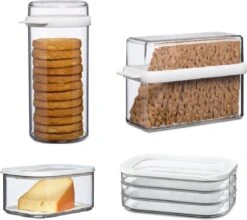 Mepal Voordeelset Knackebrood, Beschuit, Kaas& Vleeswaren 4g