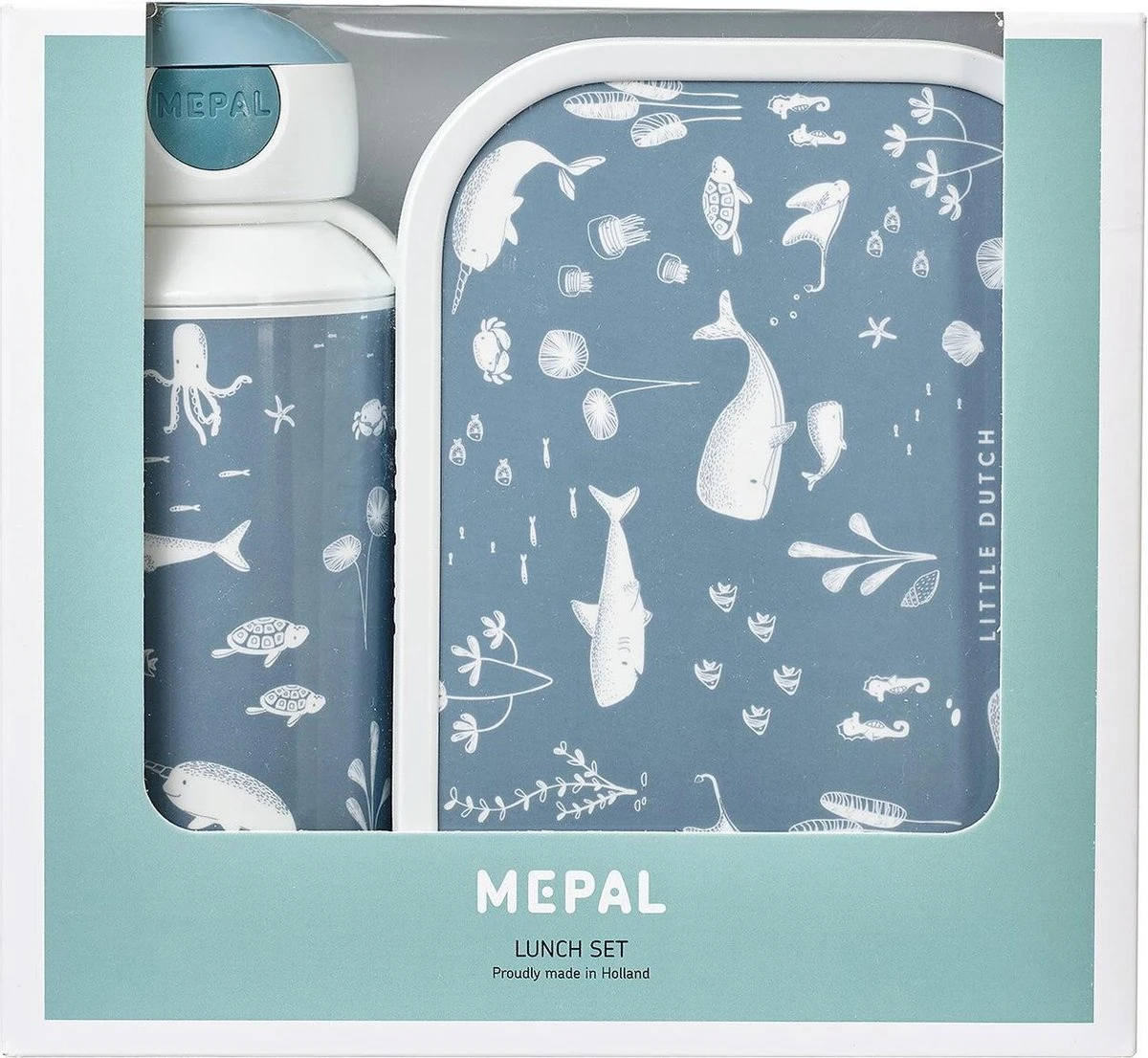 Mepal – Lunchset Campus (pu + Lb) - Ocean – Pop-up Drinkfles En Broodtrommel Voor Kinderen – Little Dutch 3 Mepal – Lunchset Campus (pu + Lb) - Ocean – Pop-up Drinkfles En Broodtrommel Voor Kinderen – Little Dutch