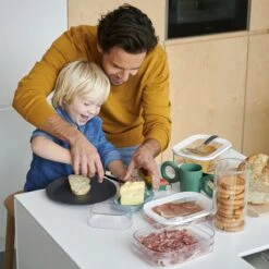 Mepal – Vleeswarendoos Modula 3-laags – Wit – Bewaardoos Met Deksel – Zicht Op Inhoud - Stapelbaar – Koelkastdoos -Mepal 1200x1200 47