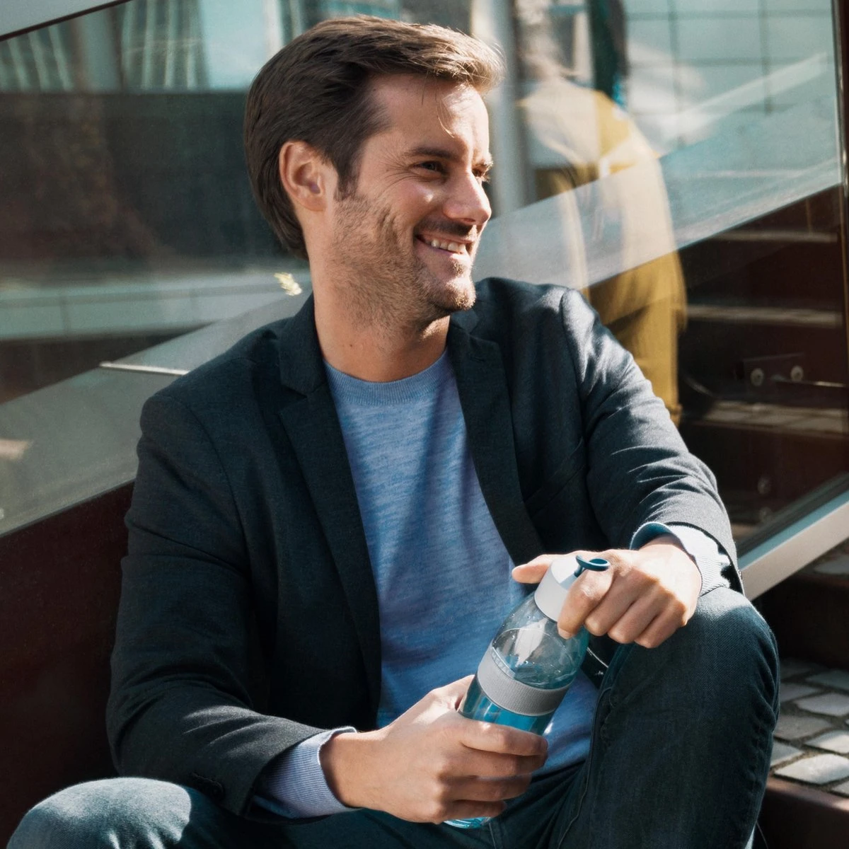 Mepal – Waterfles Ellipse – 500 Ml – Wit – Drinkfles Volwassenen – Geschikt Voor Koolzuurhoudende Dranken – Lekvrij 9 Mepal – Waterfles Ellipse – 500 Ml – Wit – Drinkfles Volwassenen – Geschikt Voor Koolzuurhoudende Dranken – Lekvrij - Afbeelding 7