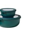 Mepal - Multikom Cirqula 3-delige Set (350 + 750 + 1250 Ml) - Mag In De Vriezer, Magnetron En Vaatwasser – Nordic Pine – Meal Prep Bakjes - Bewaardozen Met Deksel -Mepal 1200x396