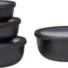 Mepal - Multikom Cirqula 4-delige Set (350 + 750 + 1250 + 2250 Ml) - Mag In De Vriezer, Magnetron En Vaatwasser – Nordic Black – Meal Prep Bakjes - Bewaardozen Met Deksel 2 Mepal - Multikom Cirqula 4-delige Set (350 + 750 + 1250 + 2250 Ml) - Mag In De Vriezer, Magnetron En Vaatwasser – Nordic Black – Meal Prep Bakjes - Bewaardozen Met Deksel -Mepal 1200x581