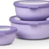 Mepal - Multikom Cirqula 3-delige Set (350 + 750 + 1250 Ml) - Mag In De Vriezer, Magnetron En Vaatwasser – Nordic Lilac – Meal Prep Bakjes - Bewaardozen Met Deksel 1 Mepal - Multikom Cirqula 3-delige Set (350 + 750 + 1250 Ml) - Mag In De Vriezer, Magnetron En Vaatwasser – Nordic Lilac – Meal Prep Bakjes - Bewaardozen Met Deksel -Mepal 1200x715