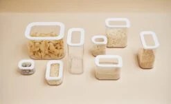 Mepal – Bewaardoos Modula 1000 Ml – Wit –– Voorraaddoos - Bewaardoos Met Deksel – Luchtdicht – Transparant - Stapelbaar -Mepal 1200x732