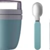 Mepal - Lunchpot + Vouwlepel Ellipse - Nordic Green - Yoghurtbeker Met Lepel - Muesli Beker To Go - Geschikt Voor Vriezer, Magnetron En Vaatwasser. 2 Mepal - Lunchpot + Vouwlepel Ellipse - Nordic Green - Yoghurtbeker Met Lepel - Muesli Beker To Go - Geschikt Voor Vriezer, Magnetron En Vaatwasser. -Mepal 1200x796