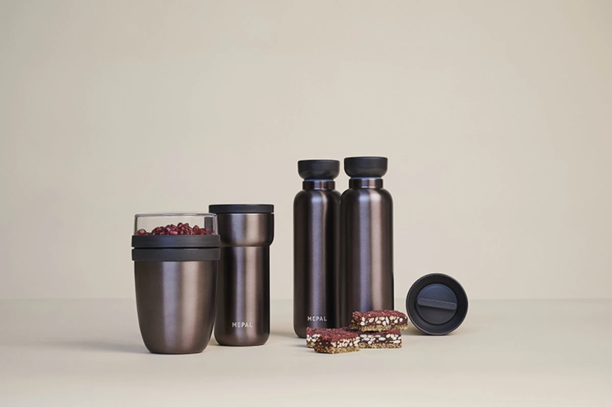 Mepal – Isoleer Lunchpot Ellipse – Houdt Je Eten 6-8 Uur Warm En 12 Uur Koud – Titanium – 2 Compartimenten – Soep Beker To Go – Yoghurt Beker Muesli - Thermos Lunchbox 10 Mepal – Isoleer Lunchpot Ellipse – Houdt Je Eten 6-8 Uur Warm En 12 Uur Koud – Titanium – 2 Compartimenten – Soep Beker To Go – Yoghurt Beker Muesli - Thermos Lunchbox - Afbeelding 8