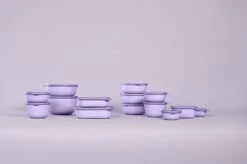 Mepal - Multikom Cirqula 3-delige Set (350 + 750 + 1250 Ml) - Mag In De Vriezer, Magnetron En Vaatwasser – Nordic Lilac – Meal Prep Bakjes - Bewaardozen Met Deksel -Mepal 1200x798 32