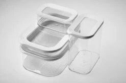 Mepal – Vleeswarendoos Modula 1-laags – Wit – Bewaardoos Met Deksel – Zicht Op Inhoud - Stapelbaar – Koelkastdoos -Mepal 1200x799 11