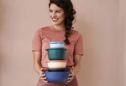 Mepal - Multikom Cirqula 3-delige Set (350 + 750 + 1250 Ml) - Mag In De Vriezer, Magnetron En Vaatwasser – Nordic Lilac – Meal Prep Bakjes - Bewaardozen Met Deksel -Mepal 1200x821