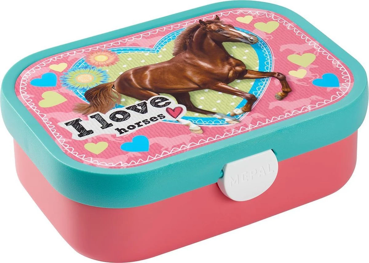Mepal – Lunchset Campus (sb + Lb) – Schoolbeker En Broodtrommel Voor Kinderen – My Horse – Bento Box - Lekvrij 4 Mepal – Lunchset Campus (sb + Lb) – Schoolbeker En Broodtrommel Voor Kinderen – My Horse – Bento Box - Lekvrij - Afbeelding 2