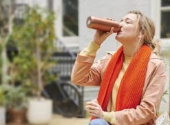 Mepal – Isoleerfles Ellipse 500 Ml – Houdt Je Drankje 12 Uur Warm En 24 Uur Koud – Rose Gold – Geschikt Voor Bruiswater – Thermosfles – Lekdicht -Mepal 1200x881