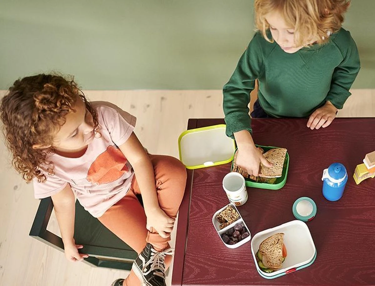 Mepal – Lunchset Campus (pu + Lb) – Pop-up Drinkfles En Broodtrommel Voor Kinderen – Dino – Bento Box – Lekvrij 7 Mepal – Lunchset Campus (pu + Lb) – Pop-up Drinkfles En Broodtrommel Voor Kinderen – Dino – Bento Box – Lekvrij - Afbeelding 6