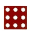 Mepal Onderzetter Domino -Mepal 21816 mepal onderzetter domino luna rood