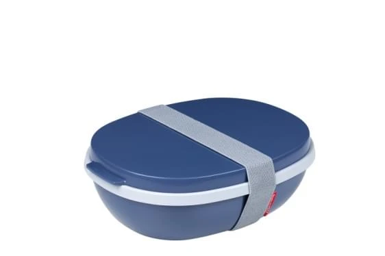 Mepal Lunchbox Ellipse Duo Blauw 3 Mepal Lunchbox Ellipse Duo Blauw