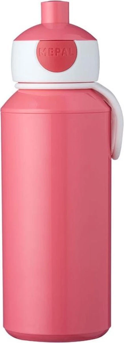 Mepal Campus Drinkfles Pop-up 400 Ml - Roze 3 Mepal Campus Drinkfles Pop-up 400 Ml - Roze
