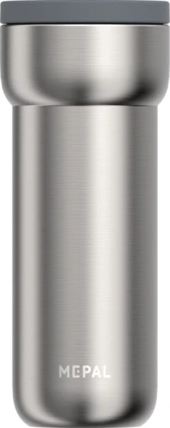 Mepal Isoleerbeker Ellipse 475 Ml – Houdt Je Drankje 6 Uur Warm En 10 Uur Koud – Natural Brushed – Koffiebeker To Go – Lekdicht – Thermosbeker -Mepal 478x1200