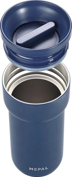 Mepal Isoleerbeker Ellipse 375 Ml – Houdt Je Drankje 4 Uur Warm En 8 Uur Koud – Nordic Denim – Koffiebeker To Go – Lekdicht – Thermosbeker -Mepal 492x1200