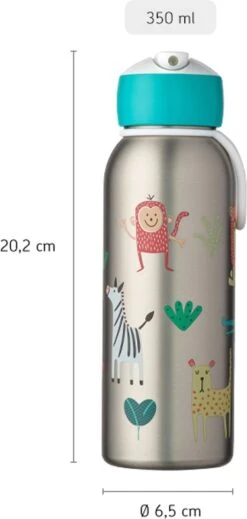 Mepal – Isoleerfles Flip-up Campus – Unicorn – Waterfles Met Rietje – Houdt Je Drankje Tot 9 Uur Warm En 12 Uur Koud – Drinkfles Voor Kinderen – Thermosfles -Mepal 571x1200 2