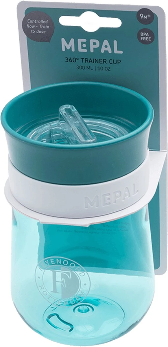 Mepal Mio – 360° Oefenbeker 300 Ml – Stimuleert Het Zelf Drinken – Deep Turquoise – Kan Tegen Een Stootje – Drinkbeker Kinderen – Lekvrije Beker 10 Mepal Mio – 360° Oefenbeker 300 Ml – Stimuleert Het Zelf Drinken – Deep Turquoise – Kan Tegen Een Stootje – Drinkbeker Kinderen – Lekvrije Beker - Afbeelding 8