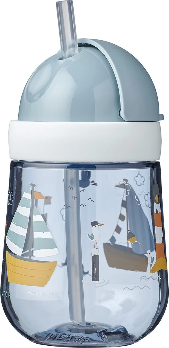Mepal Mio – Rietjesbeker 300 Ml – Gegarandeerd Lekvrij – Sailors Bay – Ideaal Voor Onderweg – Drinkbeker Kinderen 3 Mepal Mio – Rietjesbeker 300 Ml – Gegarandeerd Lekvrij – Sailors Bay – Ideaal Voor Onderweg – Drinkbeker Kinderen