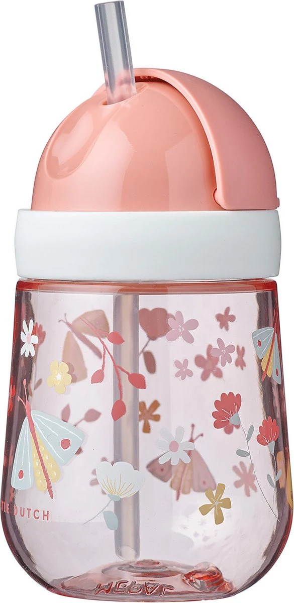 Mepal Mio – Rietjesbeker 300 Ml – Gegarandeerd Lekvrij – Flowers & Butterflies – Ideaal Voor Onderweg – Drinkbeker Kinderen 3 Mepal Mio – Rietjesbeker 300 Ml – Gegarandeerd Lekvrij – Flowers & Butterflies – Ideaal Voor Onderweg – Drinkbeker Kinderen