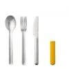 Mepal Bestekset Bloom 3-delig Geel -Mepal 69926 mepal bestekset bloom 3 delig