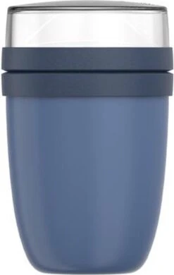 Mepal – Isoleer Lunchpot Ellipse – Houdt Je Eten 6-8 Uur Warm En 12 Uur Koud – Nordic Denim – 2 Compartimenten – Soep Beker To Go – Yoghurt Beker Muesli - Thermos Lunchbox -Mepal 760x1200