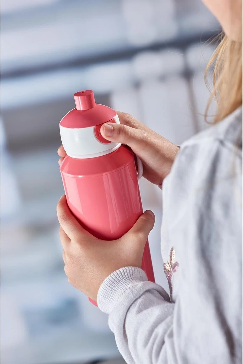 Mepal Campus Pop-Up Drinkfles 400 Ml - Blauw 4 Mepal Campus Pop-Up Drinkfles 400 Ml - Blauw - Afbeelding 2