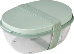 Mepal Saladbox Ellipse Groen 17,5 X 9,5 X 25,5 Cm
