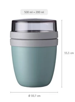 Mepal Lunchpot Ellipse Vibe Groen -Mepal 90127 mepal lunchpot ellipse vibe