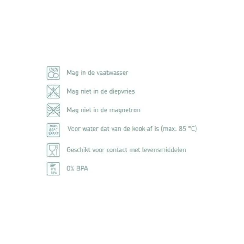 Mepal Mok Bloom 300 Ml Blauw 4 Mepal Mok Bloom 300 Ml Blauw - Afbeelding 2